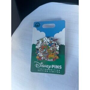 NWT Limited Edition Fourth of July 2023 Disney Trading Pin (4th)